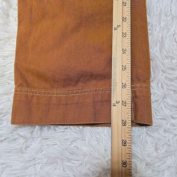 Old Navy High Rise Straight Camel Color Carpenter Style Jeans Size 4 Utility - Picture 10 of 10